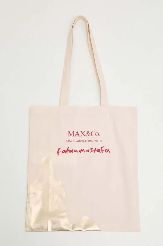 Bombažna kratka majica MAX&Co. x FATMA MOSTAFA