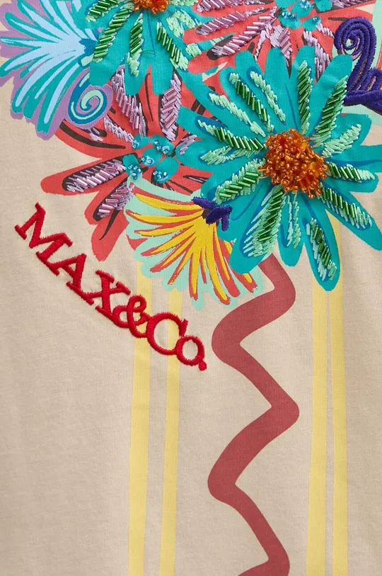 Хлопковая футболка MAX&Co. Женский