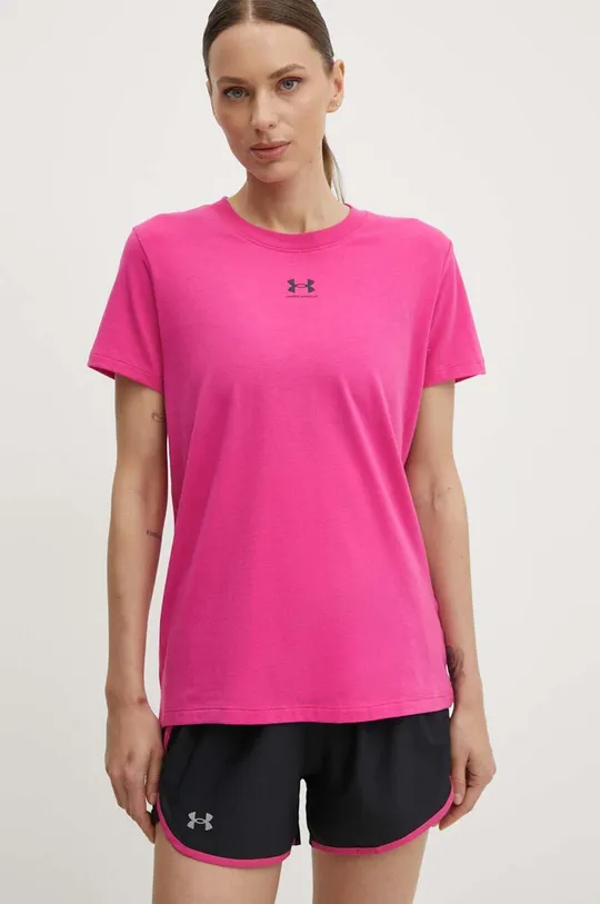ροζ Μπλουζάκι Under Armour Γυναικεία