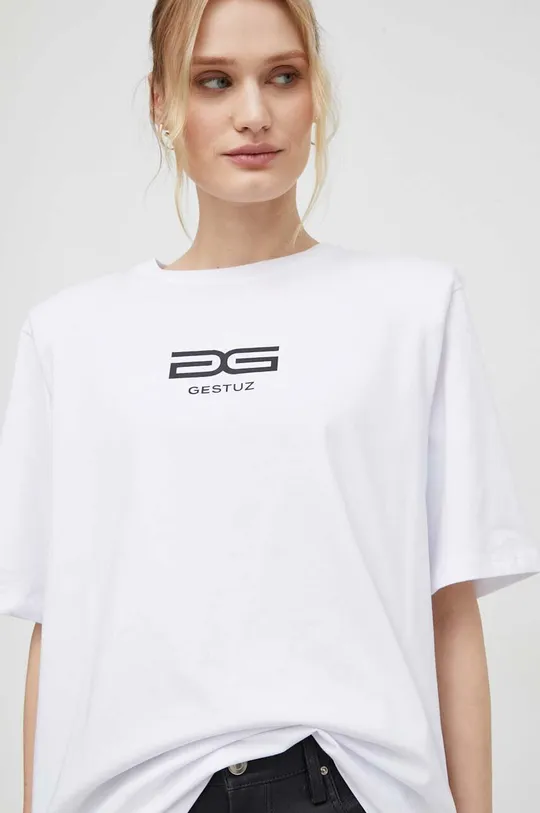 biały Gestuz t-shirt
