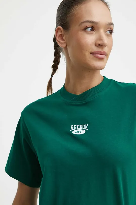 зелёный Хлопковая футболка Reebok Classic Archive Essentials