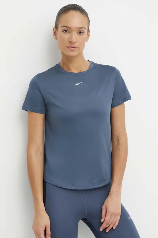 μπλε Μπλουζάκι για τρέξιμο Reebok Γυναικεία