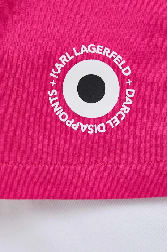 Bombažna kratka majica Karl Lagerfeld x Darcel Disappoints