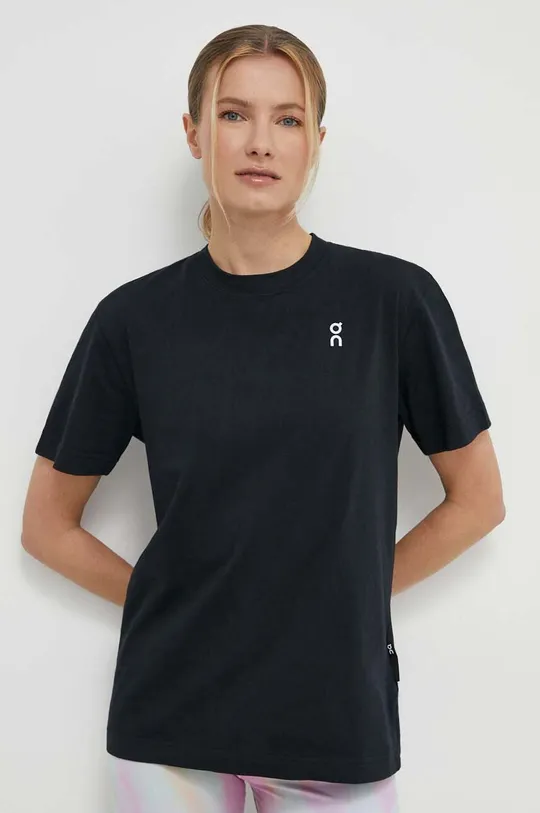 czarny On-running t-shirt Graphic-T