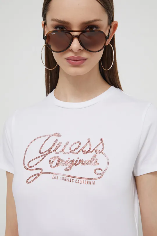 fehér Guess Originals t-shirt