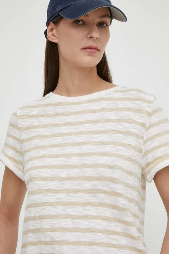 beige Levi's t-shirt in cotone Donna