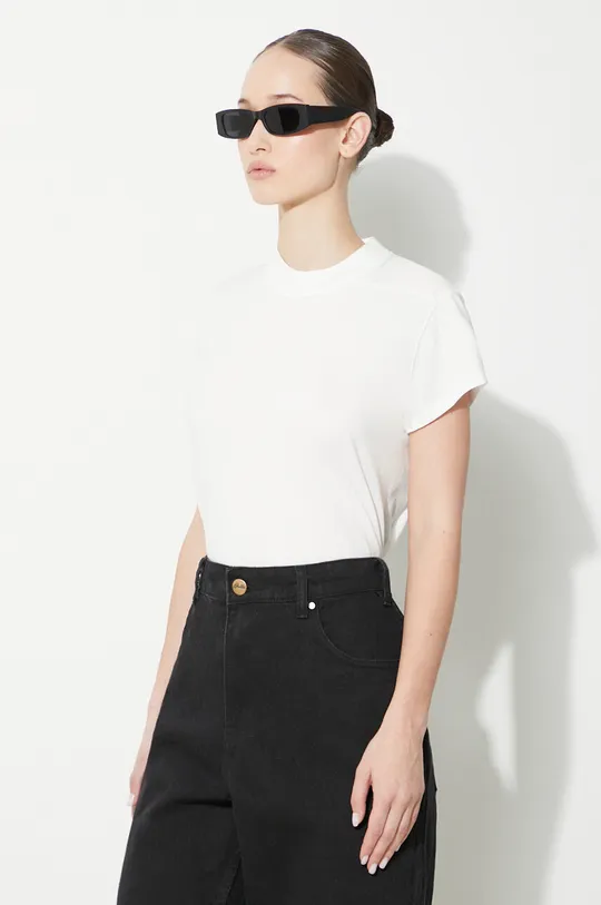 bianco Rick Owens t-shirt in cotone Small Level T-Shirt