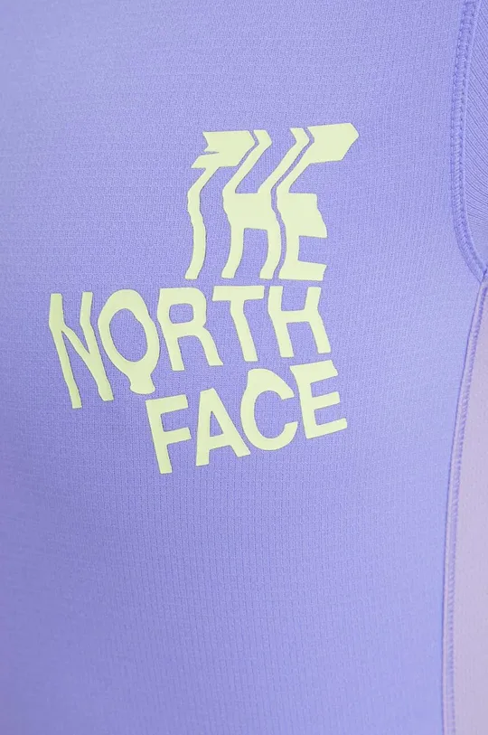 fioletowy The North Face t-shirt sportowy Sunriser