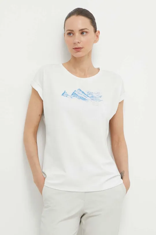 білий Спортивна футболка Mammut Mountain Жіночий