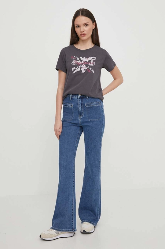 Pepe Jeans t-shirt bawełniany Kallan szary