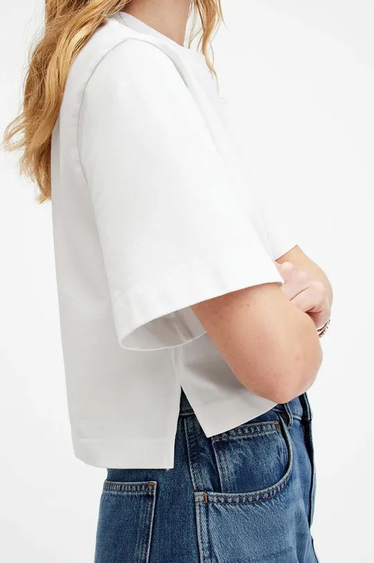 Βαμβακερό μπλουζάκι AllSaints LOTTIE TEE λευκό
