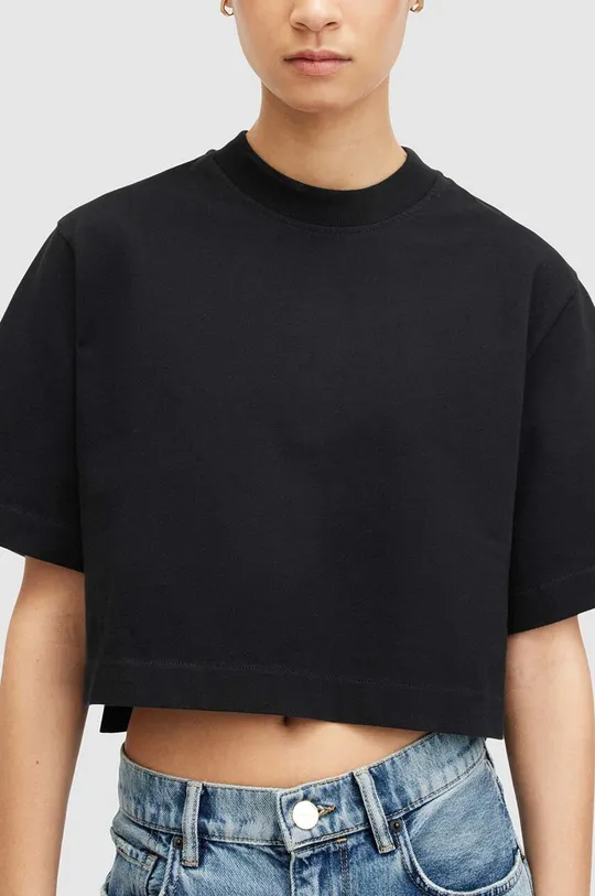 Bavlnené tričko AllSaints LOTTIE TEE čierna