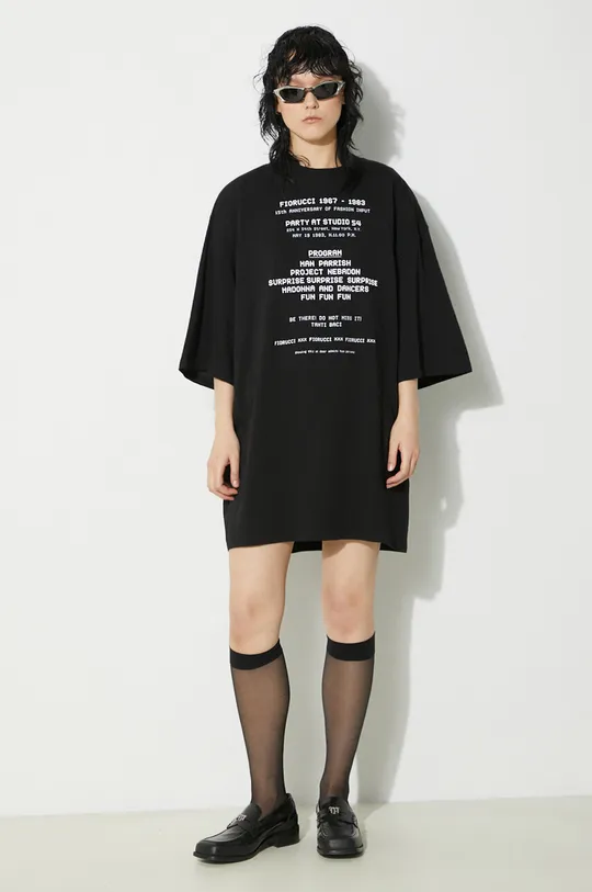 Pamučna majica Fiorucci Invitation Print Oversized T-Shirt 100% Pamuk