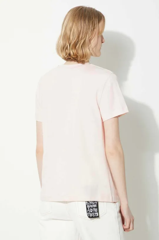 Βαμβακερό μπλουζάκι New Balance Sport Essentials ροζ