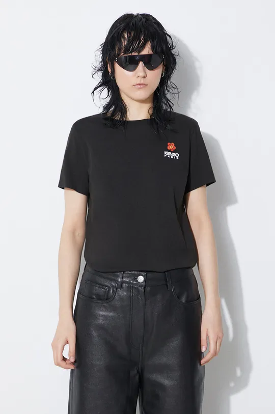 чорний Бавовняна футболка Kenzo Boke Crest Classic T-Shirt Жіночий