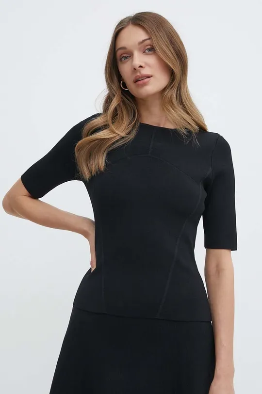 μαύρο Μπλουζάκι Custommade Tina Γυναικεία