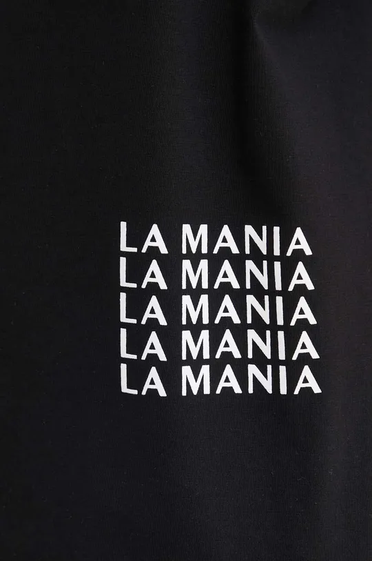 μαύρο Βαμβακερό μπλουζάκι La Mania CAYLEE KROJ LUCY