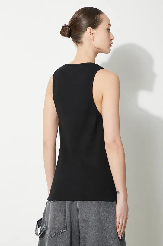 JW Anderson top in cotone Anchor Embroidery Tank Top 100% Cotone