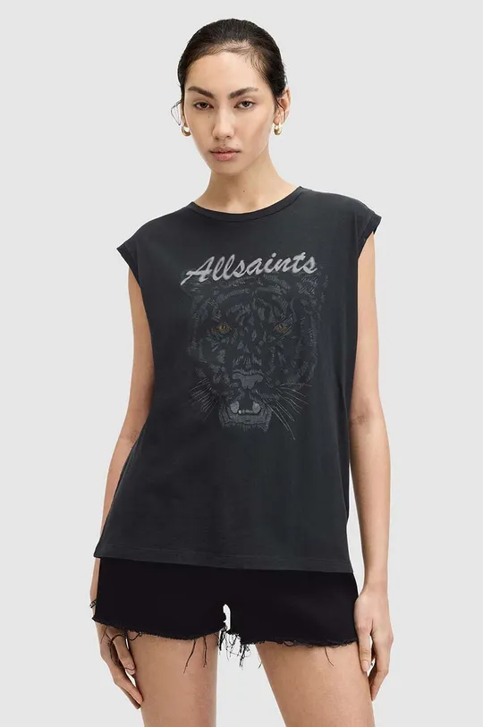 AllSaints t-shirt bawełniany HUNTER BROOKE TANK 100 % Bawełna organiczna