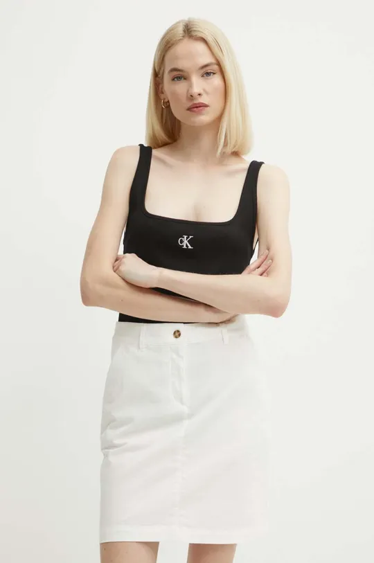 črna Top Calvin Klein Jeans