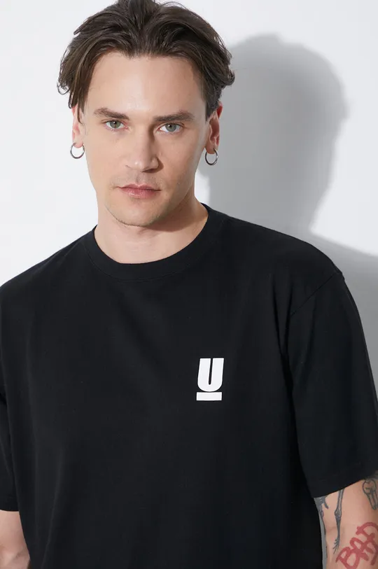 czarny Undercover t-shirt bawełniany Męski