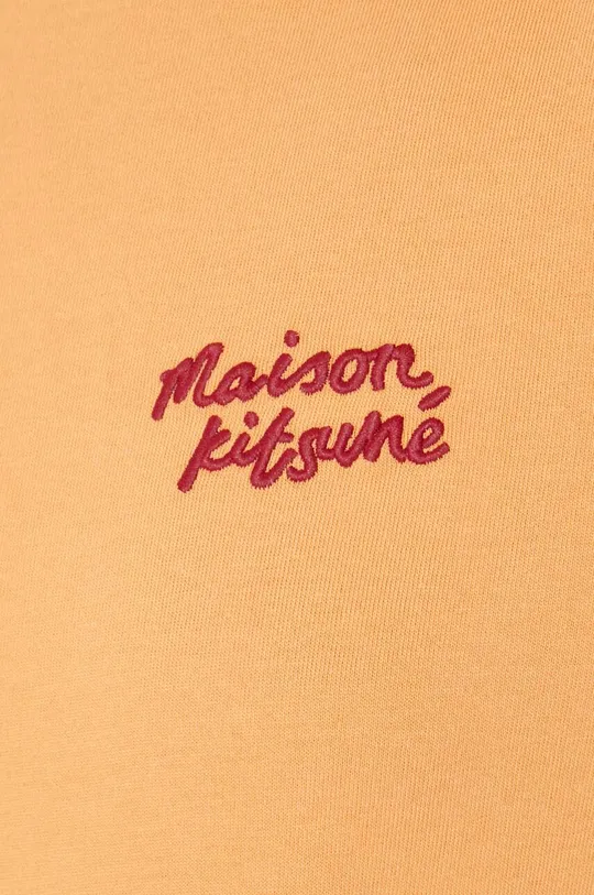 Maison Kitsuné tricou din bumbac Handwriting Comfort