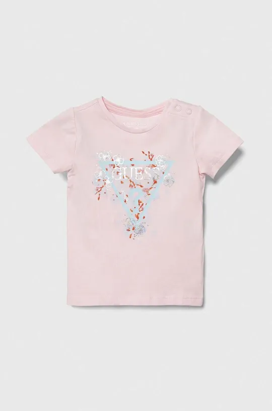 ružová Tričko pre bábätko Guess Dievčenský