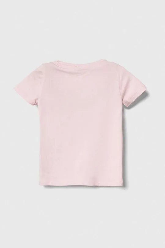 Guess t-shirt niemowlęcy różowy