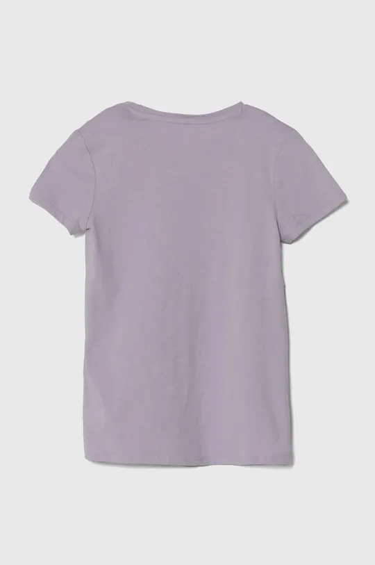 Дитяча футболка Guess фіолетовий