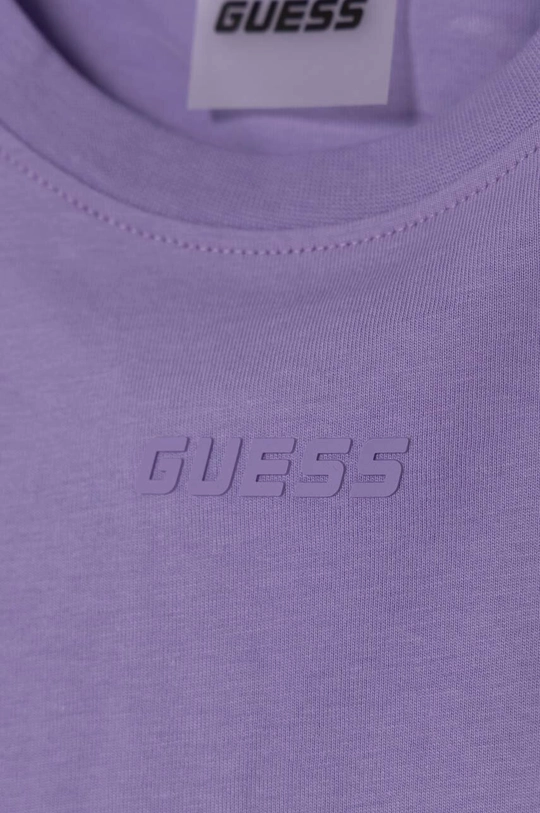 Дитяча бавовняна футболка Guess 100% Бавовна