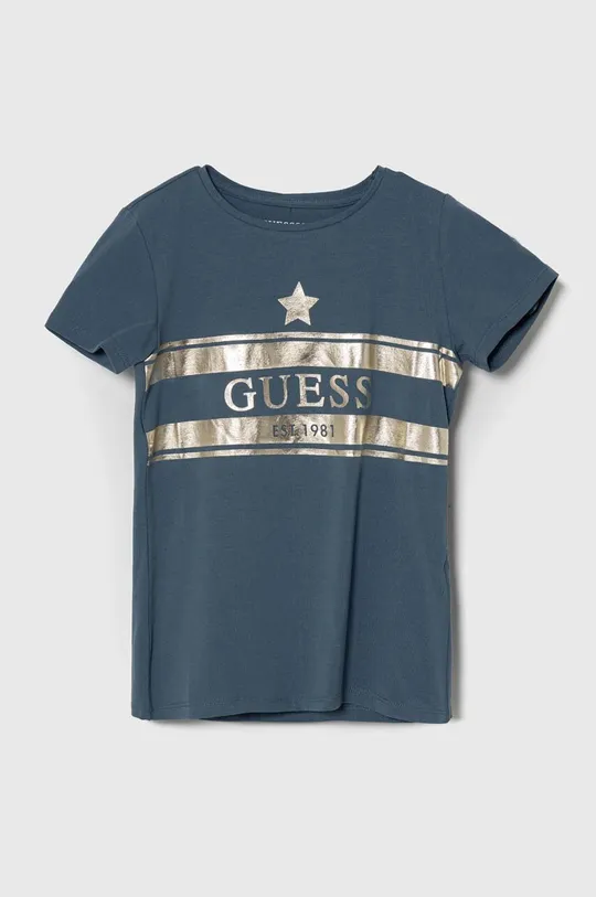 блакитний Дитяча футболка Guess Для дівчаток