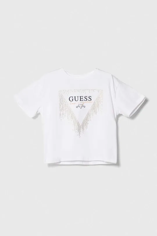 λευκό Παιδικό μπλουζάκι Guess Για κορίτσια