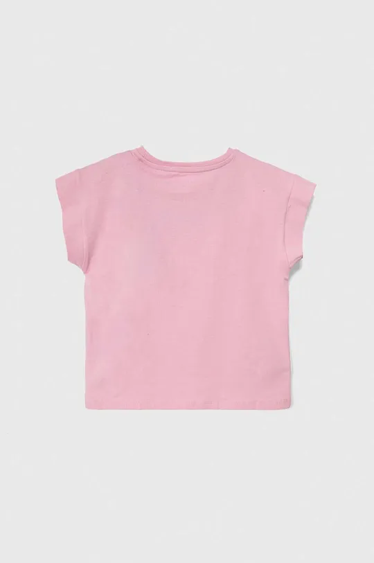 Dječja majica kratkih rukava Guess roza