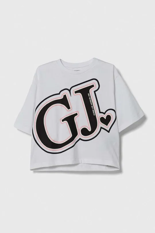 λευκό Βαμβακερό μπλουζάκι Guess Για κορίτσια