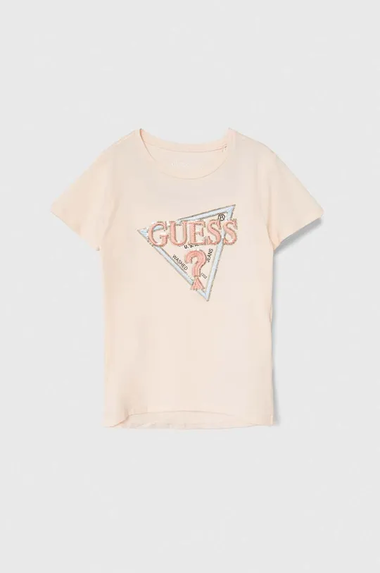πορτοκαλί Παιδικό μπλουζάκι Guess Για κορίτσια