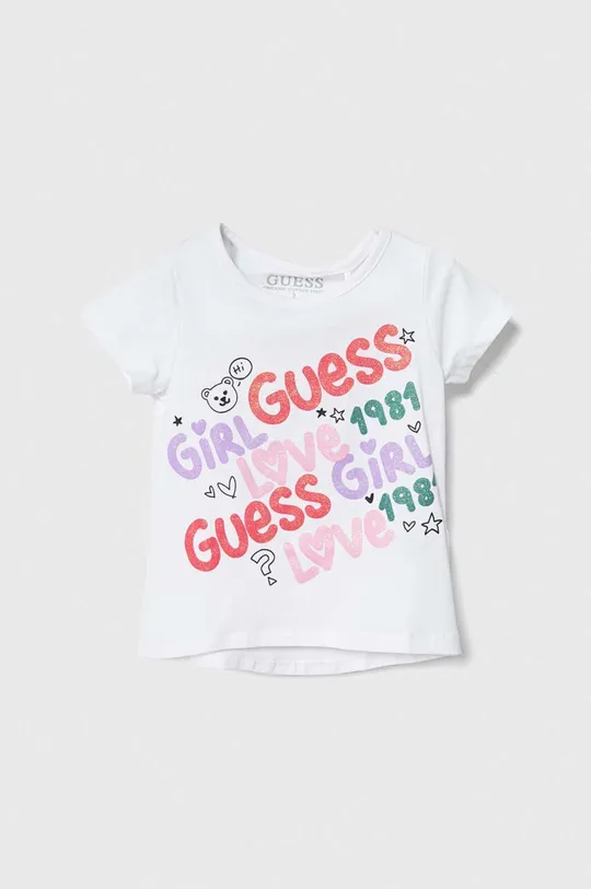 biela Detské tričko Guess Dievčenský