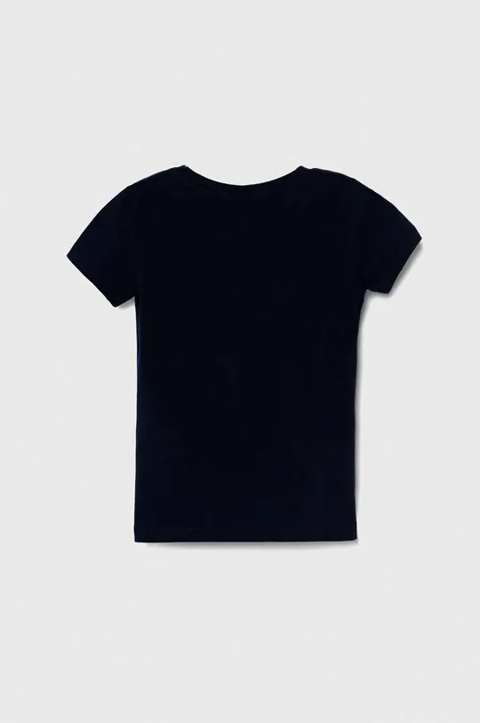 Otroška kratka majica Guess mornarsko modra