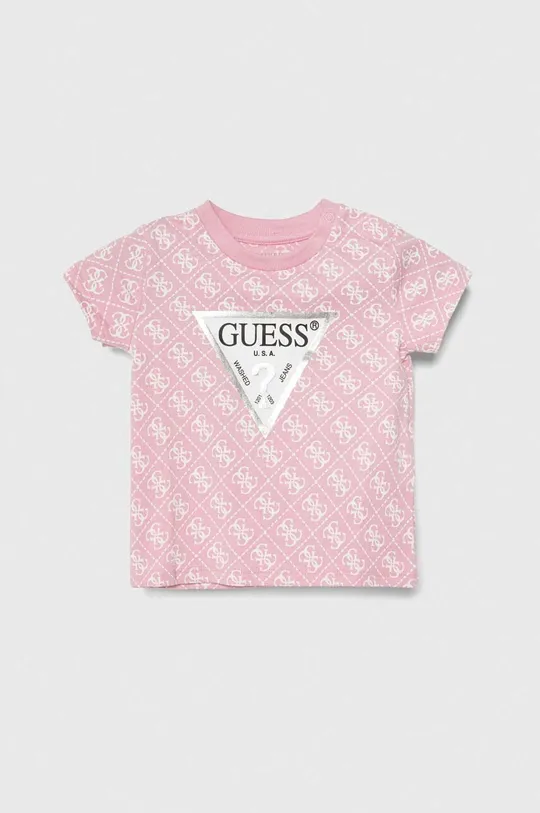 розовый Детская футболка Guess Для девочек