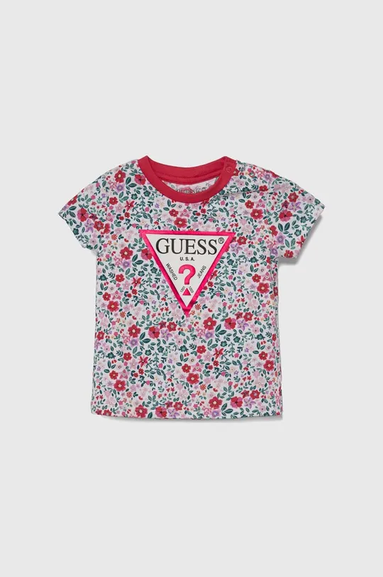 šarena Dječja majica kratkih rukava Guess Za djevojčice