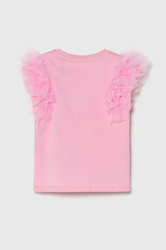 Otroška kratka majica Guess roza