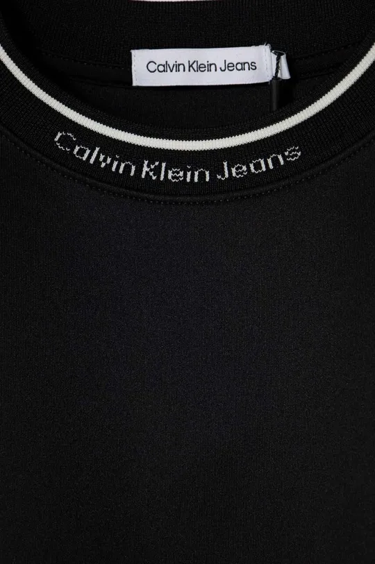 Παιδικό μπλουζάκι Calvin Klein Jeans 95% Πολυεστέρας, 5% Σπαντέξ