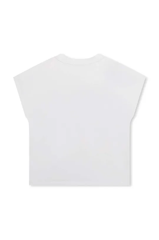 Παιδικό μπλουζάκι DKNY λευκό