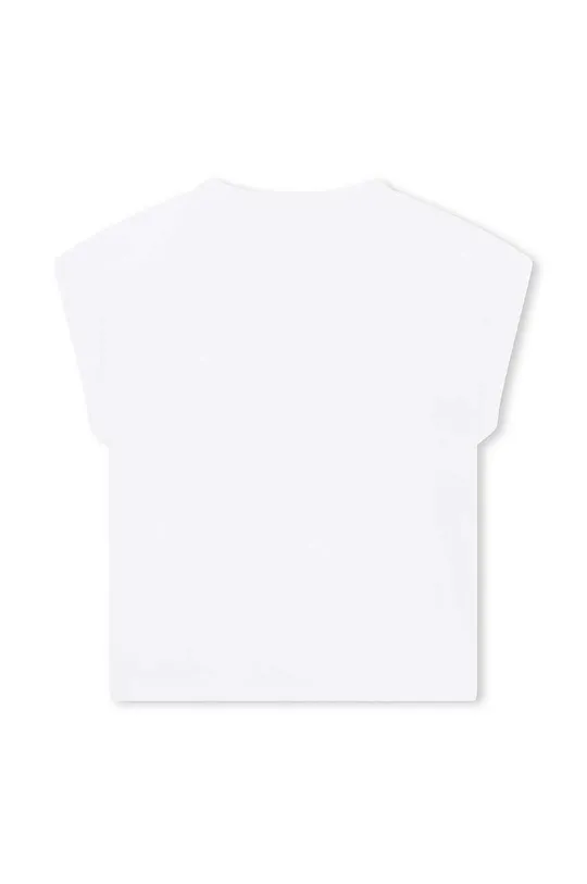 Dkny t-shirt in cotone per bambini bianco