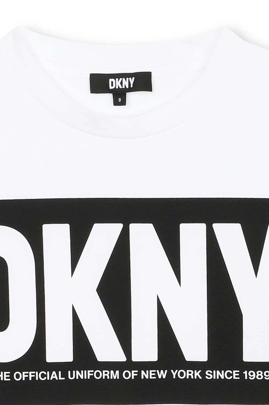 Дитяча бавовняна футболка Dkny 100% Бавовна