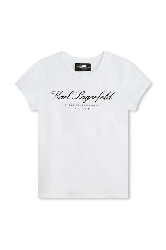 fehér Karl Lagerfeld gyerek póló Lány