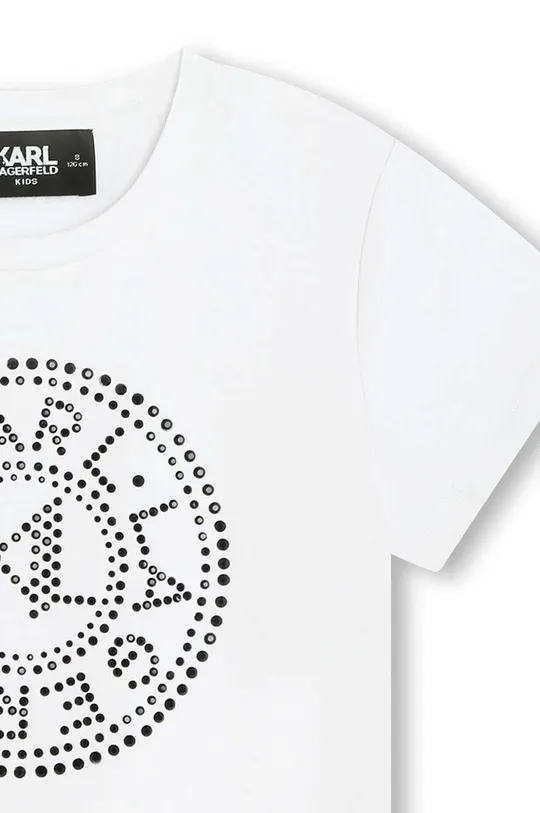 Детская хлопковая футболка Karl Lagerfeld 100% Хлопок