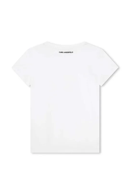 Karl Lagerfeld t-shirt dziecięcy biały