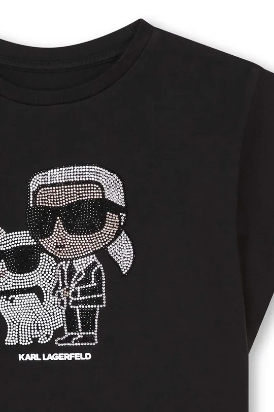 Дитяча бавовняна футболка Karl Lagerfeld 100% Бавовна