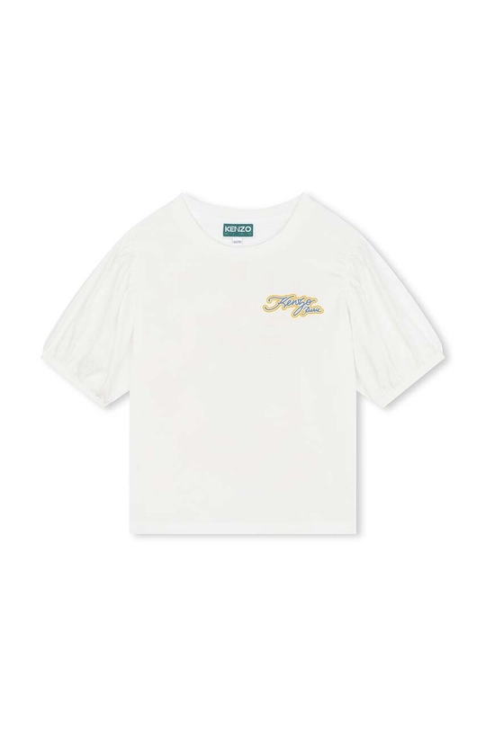 bianco Kenzo Kids t-shirt in cotone per bambini Ragazze