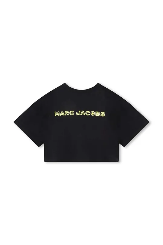 Παιδικό βαμβακερό μπλουζάκι Marc Jacobs x Smiley μαύρο
